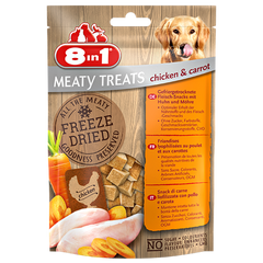 8in1 – Meaty Treats Chicken & Carrot 50g