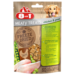 8in1 – Meaty Treats Chicken & Peas 50g