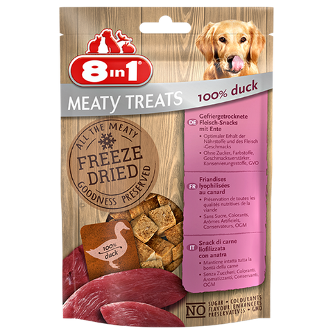 8in1 – Meaty Treats 100% Duck Breast 50g