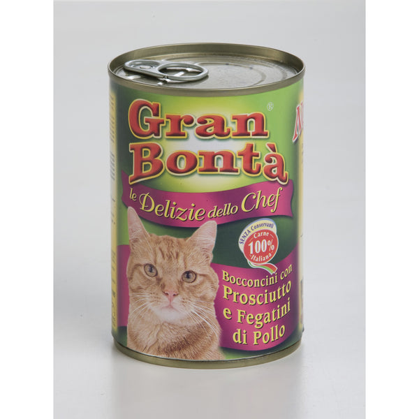 Gran Bontà – Cat Wet Ham & Chicken Livers 415g