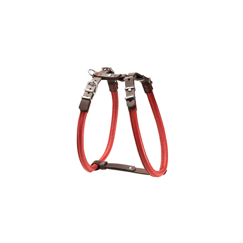 Hunter - Harness In Leather Calgary Elk Chili - zoofast-shop