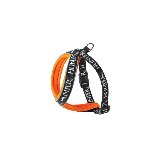 Hunter - Harness In Nylon Neopren Oakland Orange-Black