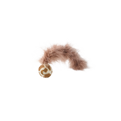 Hunter - Toy For Cat Ball With Feather Tail & Catnip 4cm - zoofast-shop