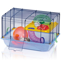 Imac - Cage For Hamster 9 Blue-Sky Blue 45x30.5x29cm - zoofast-shop