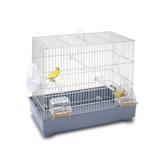 Imac - Cage For Birds Cova 42 - White-Blue 44cmX27cmX39cm - zoofast-shop