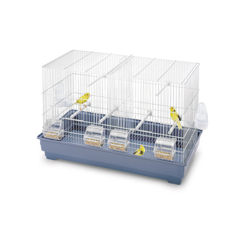 Imac - Cage For Birds Cova 65 - White-Blue  67cmX34.5cmX43.5cm - zoofast-shop