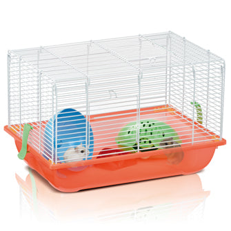 Imac - Cage For Hamster 2 White-Red 45x30.5x29cm - zoofast-shop