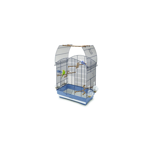 Imac - Cage For Birds Agata Black - Blue - 58cmX33cmX62.5cm - zoofast-shop