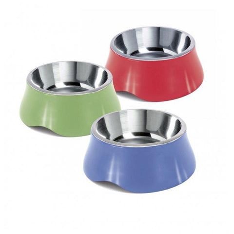 Imac - Bowls In Stain. Steel For Dog Diva 2 Mixed Colours 0.4L - zoofast-shop