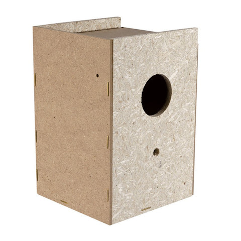 Imac - Bird Nest Wood Beige 11.5x11x17cm - zoofast-shop