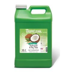 Tropiclean - Shampoo For Dogs & Cats Medicated Oatmeal & Tea Tree - zoofast-shop