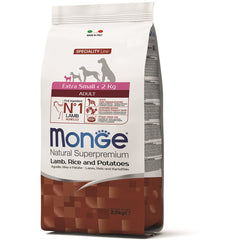 Monge – Speciality Line X-Small Adult Lamb, Rice & Potatoes