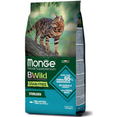 Monge BWild Grain Free – Tuna with Peas Sterilised Cat
