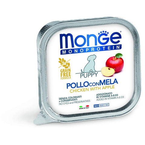 Monge – Monoprotein Puppy Wet Chicken With Apple 150g