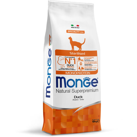Monge – Monoprotein Sterilised Cat Duck