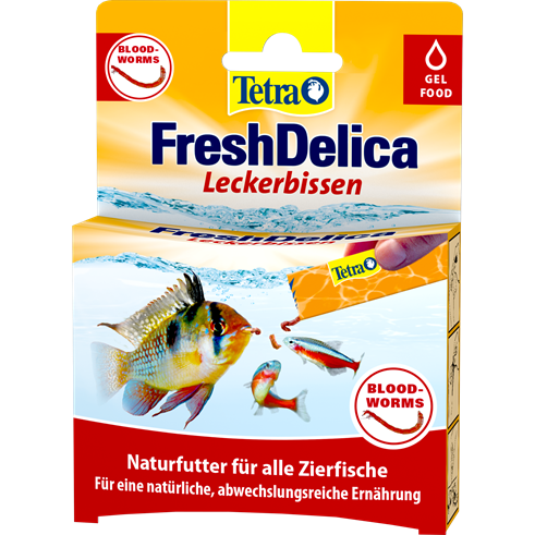 Tetra - Food For Fish Freshdelica Bloodworms 16x3g-48g