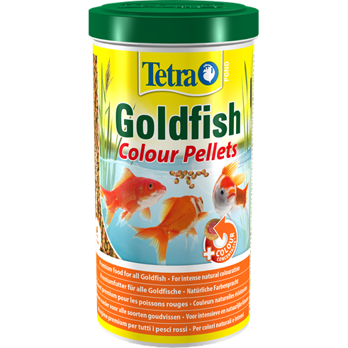 Tetra - Food For Fish Goldfish Colour Pellets 1L