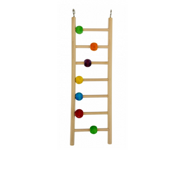 Imac – Wooden Bird 7-Rungs-Ladder With Beads