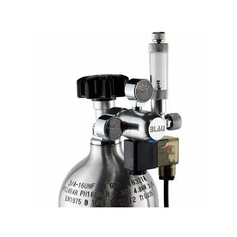 Blau - Compact Regulator with Electronic Valve and Bubble Counter