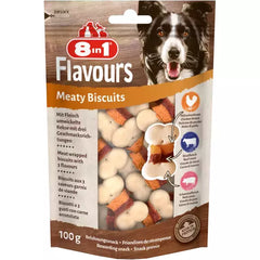 8in1 - Flavours Meaty Biscuits 100g