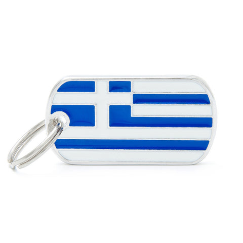 MyFamily - ID Tag Greece Flag