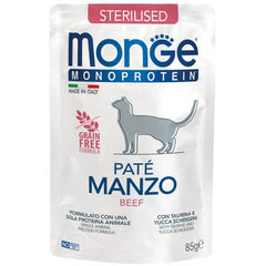 Monge Monoprotein – Grain Free Cat Wet Pate 85gr