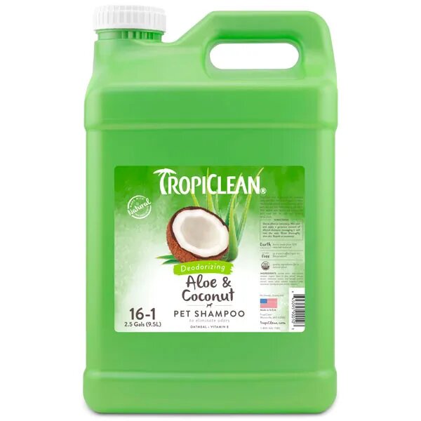 TropicClean - Shampoo For Dogs & Cats Deodorizing 9.5L