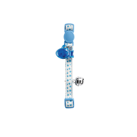 Hunter - Collar For Cat Baby Dots Light Blue - zoofast-shop